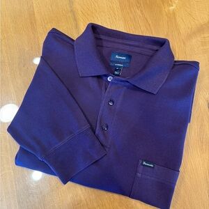 NWOT~Faconnable~ Men's Deep Purple Polo Shirt